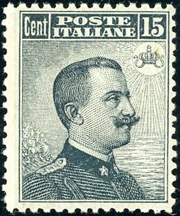 1909 - 15 cent. Michetti, II tipo ... 