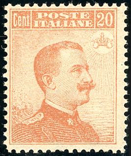 1916 - 20 cent. Michetti, senza ... 