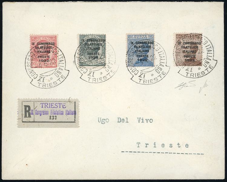 1922 - Congresso Filatelico ... 