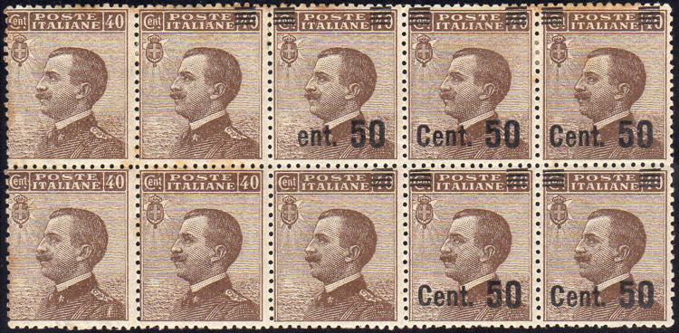 1923 - 50 su 40 cent. Michetti ... 