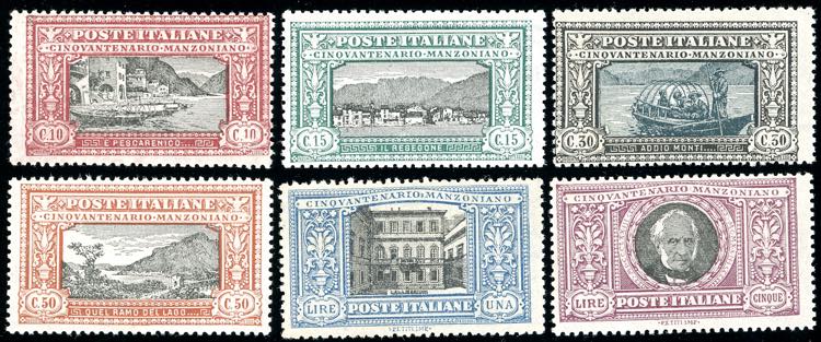 1923 - Manzoni, serie completa ... 