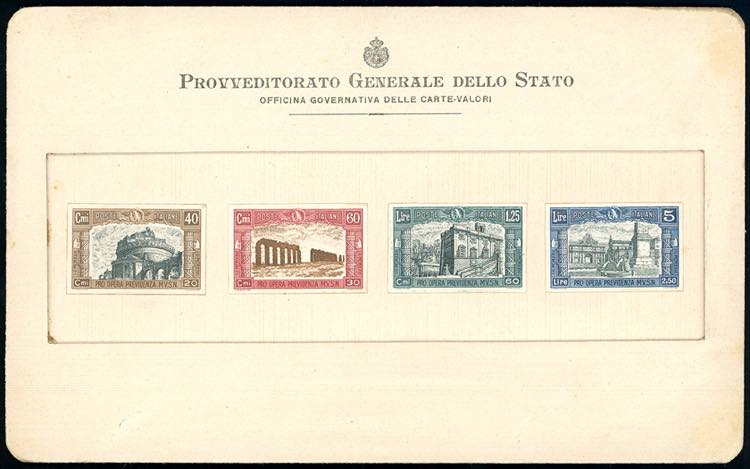 1926 - Milizia I, prove darchivio ... 