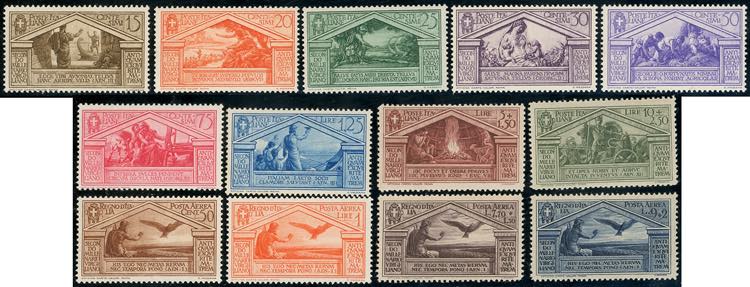 1930 - Virgilio (282/290+A), gomma ... 