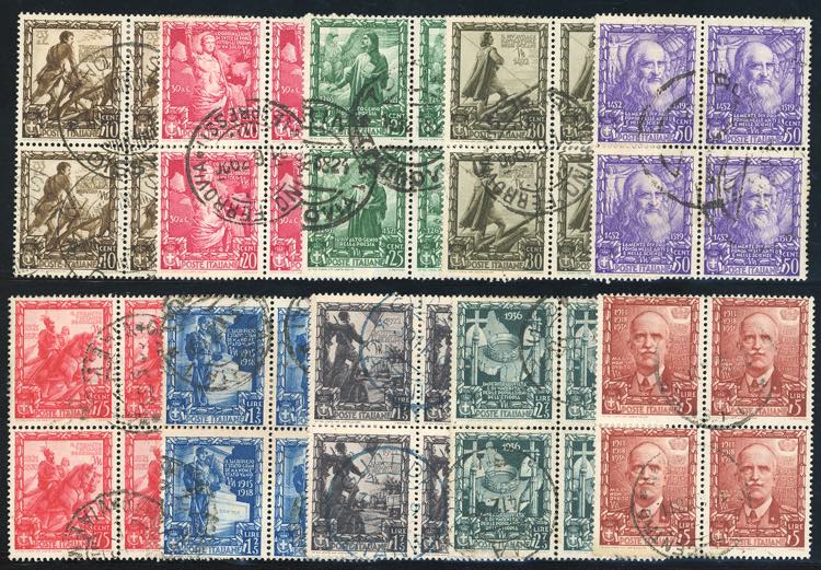 1938 - Impero (439/448), blocchi ... 