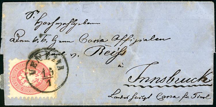 1866 - 5 soldi rosa, dent. 9 1/2 ... 