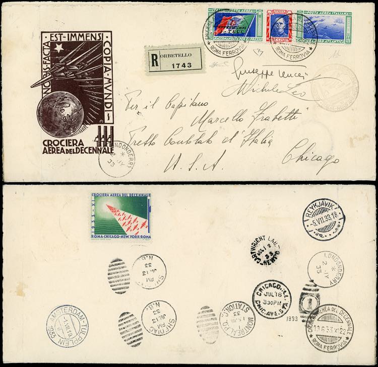 1933 - 5,25 + 44,75 lire trittico, ... 