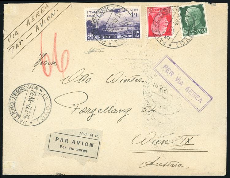 1937 - 1 + 1 lira Orazio, ... 