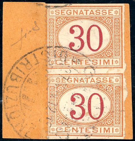 1890 - 30 cent. arancio e ... 