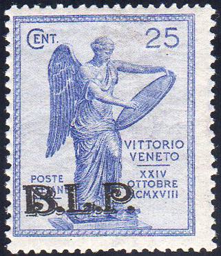 1922 - 25 cent. Vittoria, ... 
