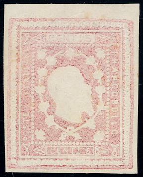 1864 - 15 cent. Saggio Re, rosa ... 