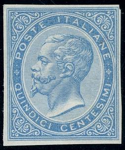 1865 - 15 cent. III tipo senza ... 