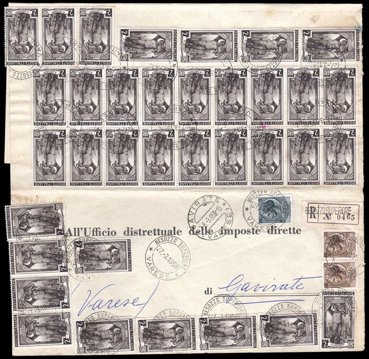 1958 - 2 lire Lavoro, filigrana ... 