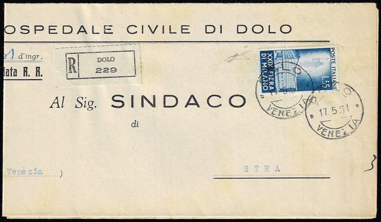 1951 - 55 lire Fiera di Milano ... 