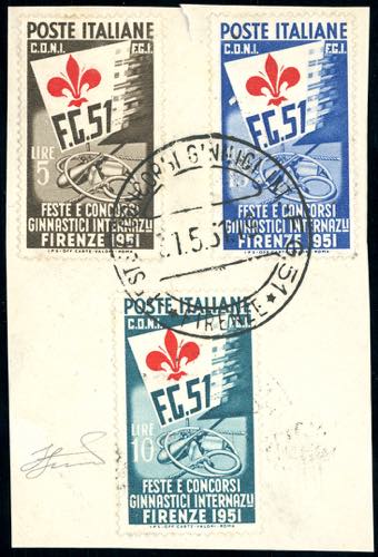 1951 - Ginnici, serie completa ... 