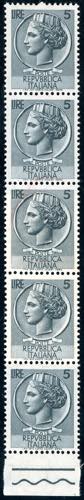 1953 - 5 lire Siracusana, ... 