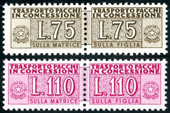 1955 - 75 lire e 110 lire, ... 