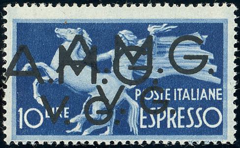 ESPRESSI 1946 - 10 lire, doppia ... 