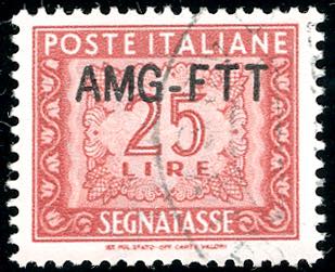 SEGNATASSE 1954 - 25 lire, nuovo ... 