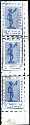 VALLE BORMIDA 1945 - 1,25 lire ... 