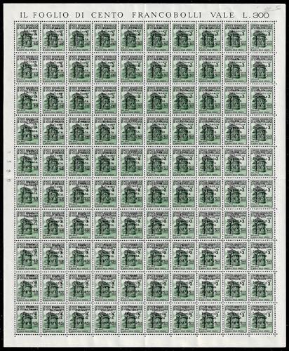 IMPERIA 1945 - 3 lire Monumenti ... 