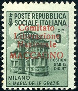 MACCAGNO 1945 - 3 lire Monumenti ... 