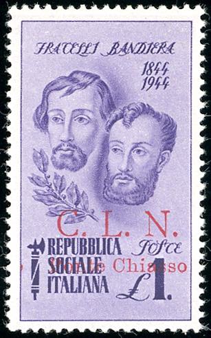 PONTE CHIASSO 1945 - 1 lira ... 