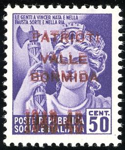 VALLE BORMIDA 1945 - 50 cent. ... 