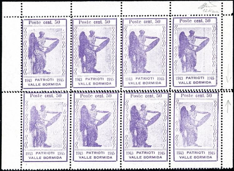 VALLE BORMIDA 1945 - 50 cent. ... 