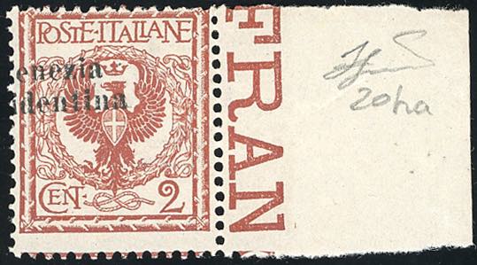 TRENTINO ALTO ADIGE 1918 - 2 cent. ... 