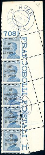 TRENTO E TRIESTE 1919 - 25 cent. ... 