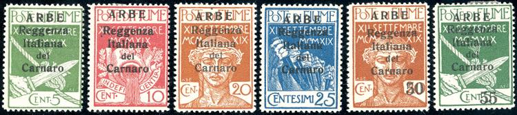 ARBE 1920 - Soprastampati in ... 