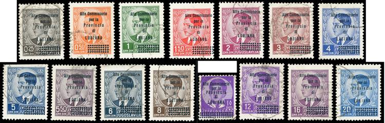 LUBIANA 1941 - Soprastampati Alto ... 