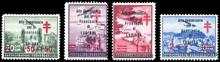 LUBIANA 1941 - Croce Rossa, ... 