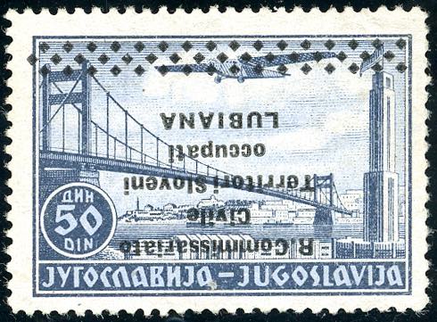 LUBIANA POSTA AEREA 1941 - 50 d. ... 