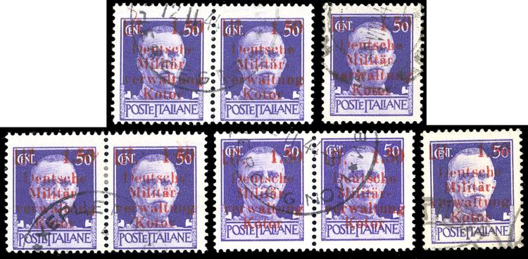 OCCUPAZIONE TEDESCA CATTARO 1944 - ... 