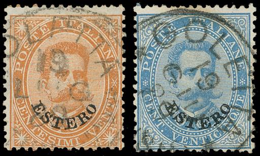 LA GOLETTA 1881 - 20 cent. e 25 ... 
