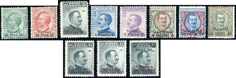 VALONA 1909/16 - Soprastampati ... 