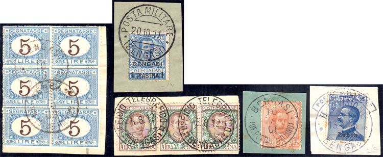 BENGASI 1901/1916 - Cinque ... 