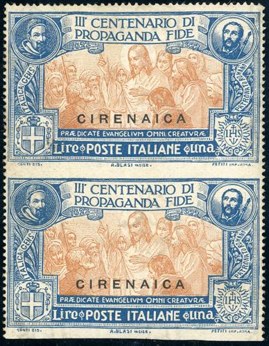 1923 - 1 lira Propaganda Fide, ... 
