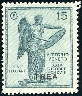 1922 - 15 cent. Vittoria, ... 