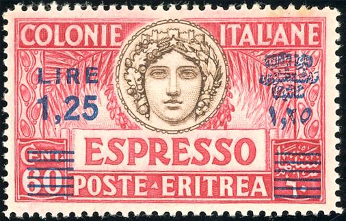 ESPRESSI 1937 - 1,25 lire su 60 b. ... 