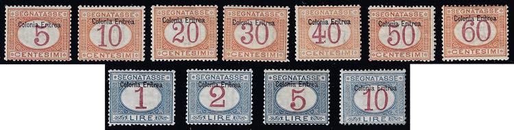 SEGNATASSE 1903 - Colonia Eritrea ... 