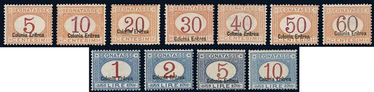SEGNATASSE 1920/26 - Soprastampati ... 