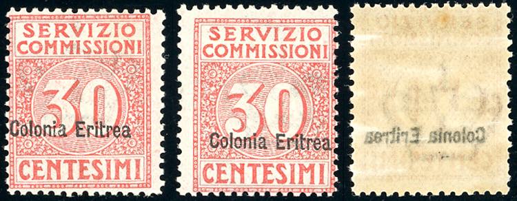 SERVIZIO COMMISSIONI 1916 - Le tre ... 