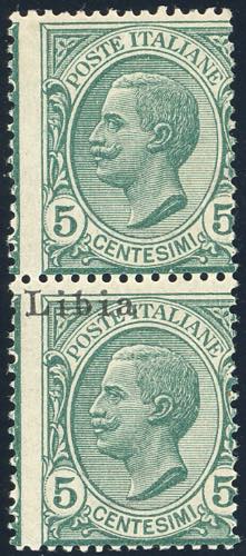 1912 - 5 cent. Leoni, coppia ... 