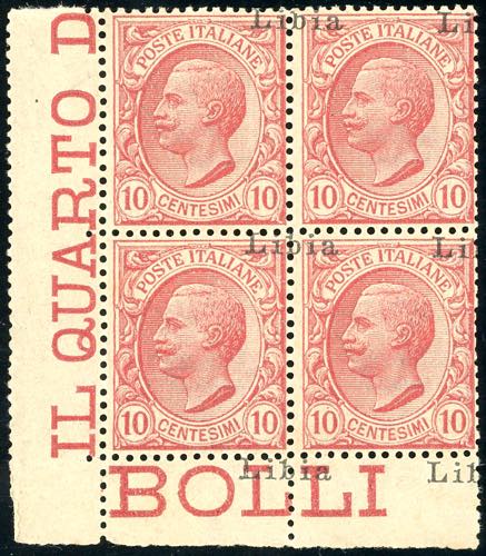 1912 - 10 cent. Leoni, soprastampa ... 