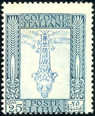 1924 - 25 cent. Pittorica, centro ... 