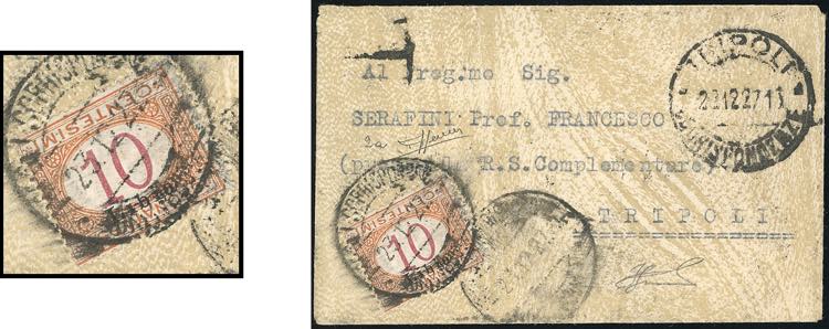 SEGNATASSE 1927 - 10 cent. cifre e ... 