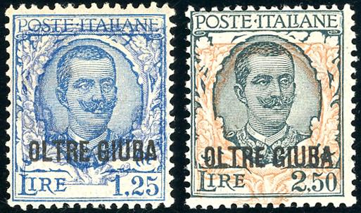 1926 - 1,25 lire, 2,50 lire ... 