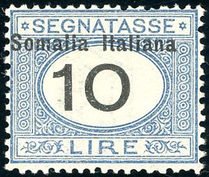 SEGNATASSE 1926 - 10 lire cifre in ... 